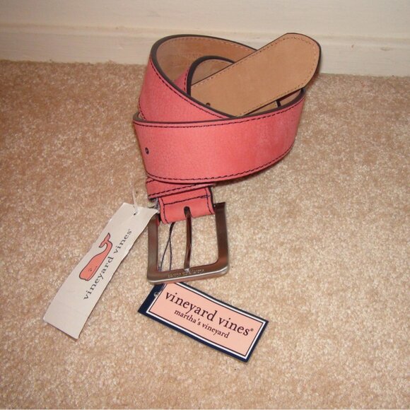 Vineyard Vines Nubuc Tipped Jetty Red Size 30